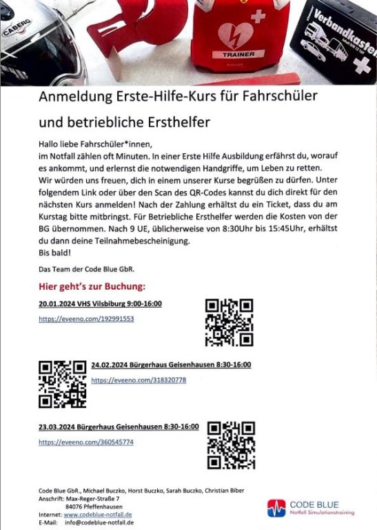 Erste-Hilfe-Kurs